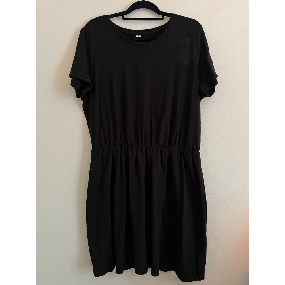 100% cotton elastic waist dress